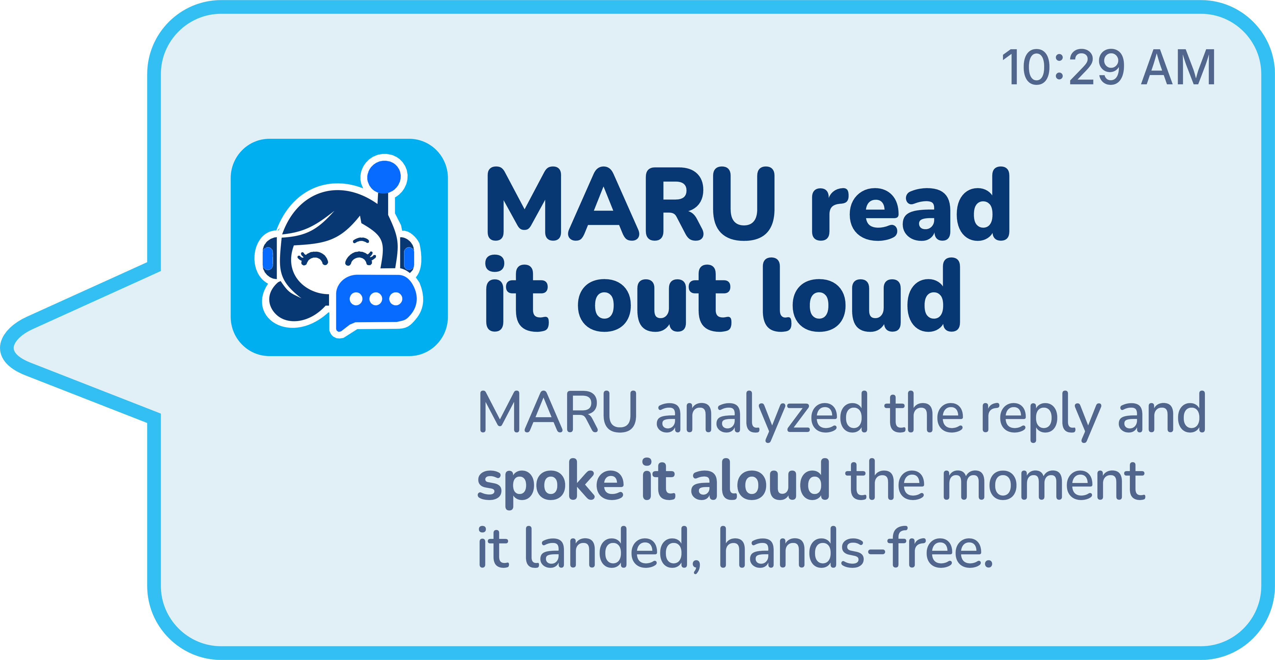MARU read it out loud